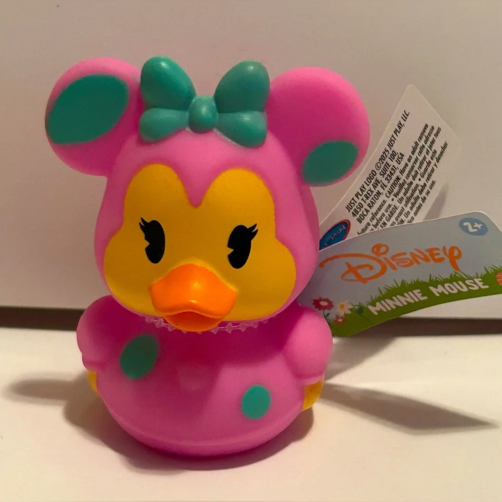 NEW!! Disney Mickey Mouse and Minnie Mouse Easter Rubber Duck Set- (NWT)